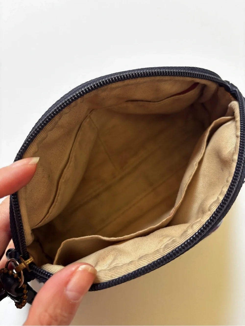 Coach cosmetic pouch